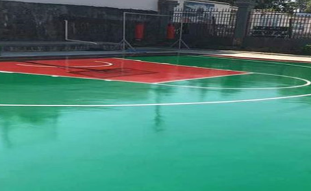 那曲篮球场翻新地面